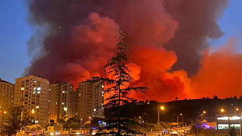 Bursa'da Yangınlar Peş Peşe Geldi: Şehirde Korku Dolu Anlar