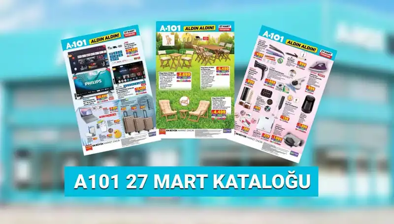 A101 Aktüel Kataloğu 27 Mart: Teknoloji ve Ev Eşyaları ile Ön Planda!