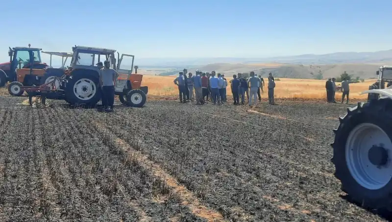 Yozgat’ta 100 Dönüm Tarım Arazisi Alevlere Teslim Oldu