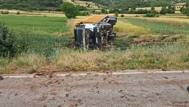 Tokat'ta Faciaya Sebep Olan Kamyon Kazası: Şoför Hayatını Kaybetti