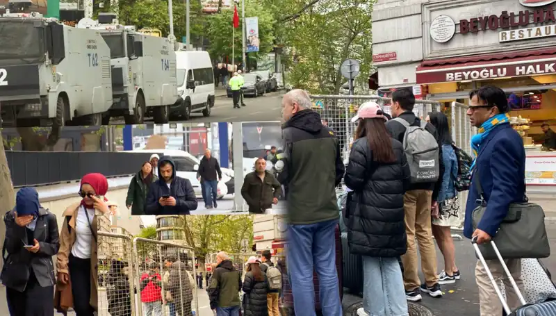 İşçiler 1 Mayıs'ta Taksim, Kadıköy ve Beşiktaş'ta Alanları Dolduruyor