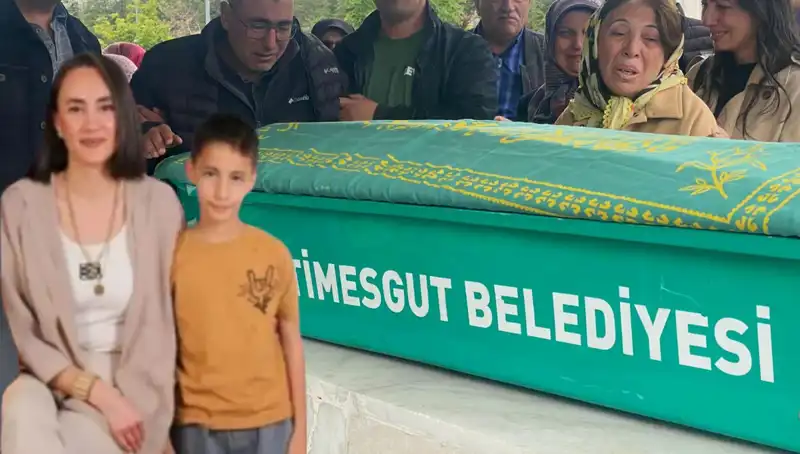 Merve Öğretmen ve Oğluna Gözyaşlarıyla Veda: Kalpler Yıkıldı